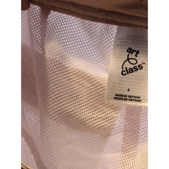 Art Class Colorblock Swim Trunks Light Pink 4 UPF 50+ Swimsuit Beach Pool Pocket - Picture 6 of 11